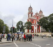 &Scaron;v. Jokūbo festivalio atidarymo metu sostinėje pirmą kartą suskambėjo miesto karilionas