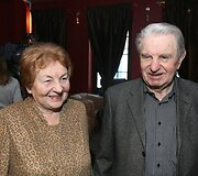 Justinas Marcinkevičius su žmona