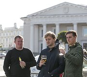 Anglijos sirgaliai Vilniaus senamiestyje