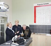 Prezidentė Dalia Grybauskaitė lankėsi Vilniaus &Scaron;olomo Aleichemo ORT gimnazijoje