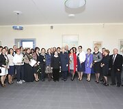 Prezidentė Dalia Grybauskaitė lankėsi Vilniaus &Scaron;olomo Aleichemo ORT gimnazijoje