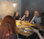 Vilniaus tarptautinio trumpųjų filmų festivalio spaudos konferencija.