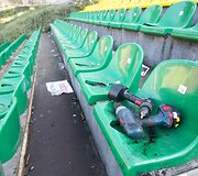 Tribūna, kurioje renkasi i&scaron;tikimiausi Lietuvos futbolo rinktinės gerbėjai