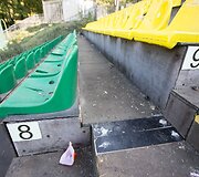 Tribūna, kurioje renkasi i&scaron;tikimiausi Lietuvos futbolo rinktinės gerbėjai