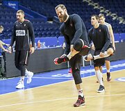 &bdquo;Lietuvos ryto&ldquo; klubo treniruotė prie&scaron; rungtynes su &bdquo;Avtodor&ldquo;