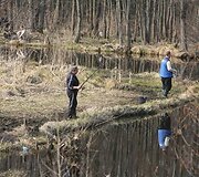 &Scaron;alčininkų rajono gyventojai dirba įprastinius darbus, tačiau yra ramūs ir susikaupę.