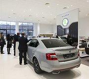 Naujasis &bdquo;&Scaron;koda&ldquo; automobilių pardavimo salonas