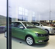 Naujasis &bdquo;&Scaron;koda&ldquo; automobilių pardavimo salonas
