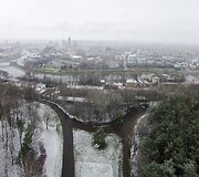 Vilniečiai pro langą i&scaron;vydo pirmąsias snaiges