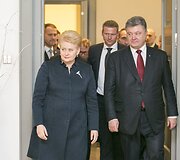 Galia Grybauskaitė ir Petro Poro&scaron;enka
