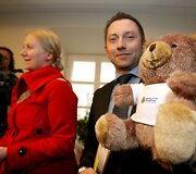 Akcijos organizatoriai prezidentūros kanceliarijoje įteikė 14,5 tūkst. para&scaron;ų.
