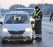 Sausio 2 d. rytinis reidas Vilniuje prie&scaron; neblaivius vairuotojus