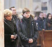 Edita Mildažytė su sūnumi