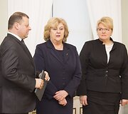 Saulius Skvernelis, Rimantė &Scaron;ala&scaron;evičiūtė ir Algimanta Pabedinskienė