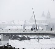 Vilniuje sninga