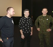 Dovydas Pancerovas, Filmo režisierius Jevgenijus Afinejevskis ir  Artūras Jasinskas