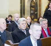&Scaron;v. Jonų bažnyčioje Vilniaus universiteto garbės daktaro vardai suteikti diplomatui ir profesoriui
