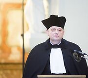 &Scaron;v. Jonų bažnyčioje Vilniaus universiteto garbės daktaro vardai suteikti diplomatui ir profesoriui