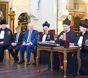 &Scaron;v. Jonų bažnyčioje Vilniaus universiteto garbės daktaro vardai suteikti diplomatui ir profesoriui