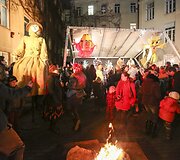 Vilniaus mokytojų namai  tradici&scaron;kai  &scaron;ventė Užgavėnes