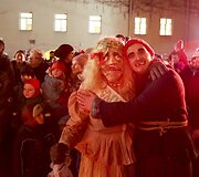 Vilniaus mokytojų namai  tradici&scaron;kai  &scaron;ventė Užgavėnes