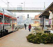 AB &bdquo;Lietuvos geležinkeliai&ldquo; pristatė naują modernų traukinį