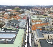 Kaziuko mugės &scaron;urmulys - i&scaron; pauk&scaron;čio skrydžio