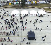 Kaziuko mugės &scaron;urmulys - i&scaron; pauk&scaron;čio skrydžio