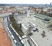 Kaziuko mugės &scaron;urmulys - i&scaron; pauk&scaron;čio skrydžio