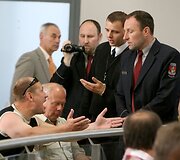 Kalvarijų turgavietės prekeiviai turgų i&scaron;mainė į posėdį savivaldybėje