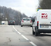 Ignas Gelžinis Vilniuje - prie vairavimo mokyklos &bdquo;Hyundai i30&ldquo; vairo