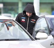 Ignas Gelžinis mokomuoju automobiliu laikė &bdquo;vairavimo egzaminą&ldquo;