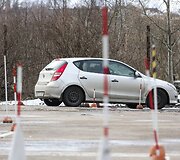 Ignas Gelžinis mokomuoju automobiliu laikė &bdquo;vairavimo egzaminą&ldquo;