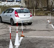Ignas Gelžinis mokomuoju automobiliu laikė &bdquo;vairavimo egzaminą&ldquo;