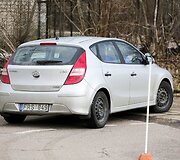 Ignas Gelžinis mokomuoju automobiliu laikė &bdquo;vairavimo egzaminą&ldquo;