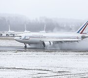 Vilniaus oro uoste nusileido Prancūzijos karinių oro pajėgų lėktuvas Airbus A310