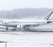 Vilniaus oro uoste nusileido Prancūzijos karinių oro pajėgų lėktuvas Airbus A310
