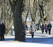 Saulėtas penktadienis Vilniuje