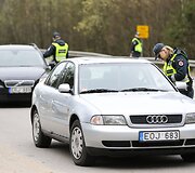 Rytinio reido metu patikrinta 250 automobių vairuotojų. Visi jie buvo blaivūs.
