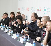 21-ojo &bdquo;Kino pavasario&ldquo; konkursinių programų filmų kūrėjų spaudos konferencija