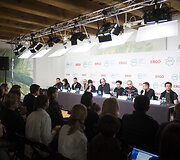 21-ojo &bdquo;Kino pavasario&ldquo; konkursinių programų filmų kūrėjų spaudos konferencija