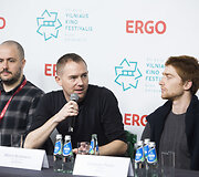 21-ojo &bdquo;Kino pavasario&ldquo; konkursinių programų filmų kūrėjų spaudos konferencija