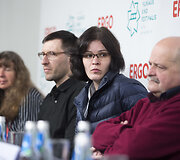21-ojo &bdquo;Kino pavasario&ldquo; konkursinių programų filmų kūrėjų spaudos konferencija