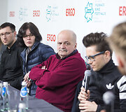 21-ojo &bdquo;Kino pavasario&ldquo; konkursinių programų filmų kūrėjų spaudos konferencija