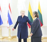 Dalia Grybauskaitė susitiko su oficialaus vizito į Lietuvą atvyksia Tailando princese Maha Chakri Sirindhorn