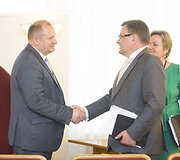 Kęstas Komskis ir Vydas Gedvilas