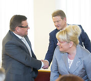 Vydas Gedvilas, Rolandas Paksas ir Algimanta Pabedinskienė