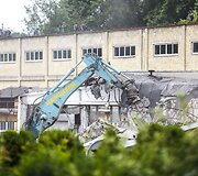 Griaunamas &bdquo;Gerovės&ldquo; fabrikas Vilniuje, jo vietoje i&scaron;kils didžiulė &bdquo;Rimi&ldquo;