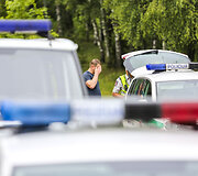 Rytinis reidas Vilniuje: ma&scaron;iną palikęs vairuotojas spruko nuo pareigūnų