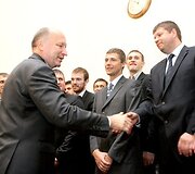Krep&scaron;inio rinktinė sutikta Prezidentūroje, Vyriausybėje ir Seime